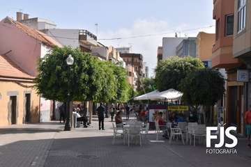 El Cabildo supervisa la finalización de las obras de mejora en la Zona Comercial Abierta de Los Llanos/Francisco Javier Santana.